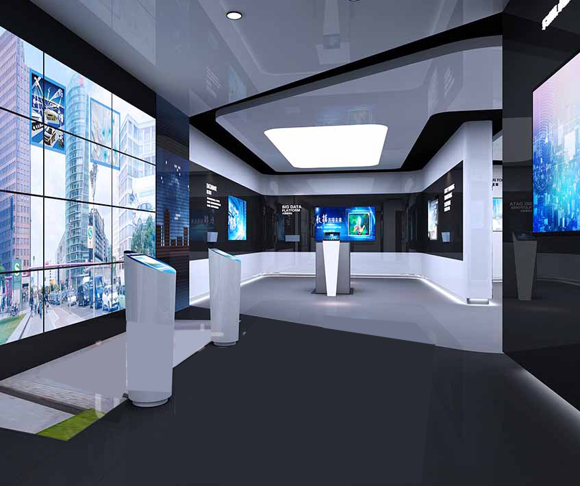 华成峰大数据企业展厅设计